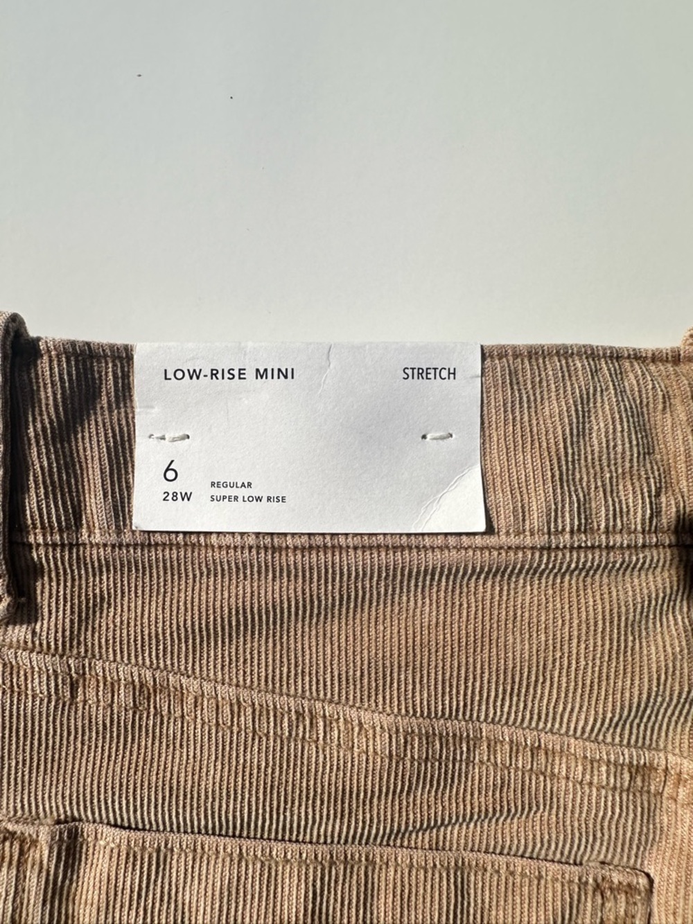 American Eagle Outfitters Tan Corduroy Mini Skirt - Picture 3 of 4